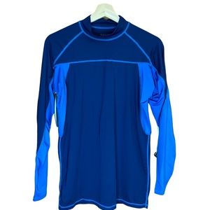 Tesla Men’s Size Small Blue Athletic Compression Shirt